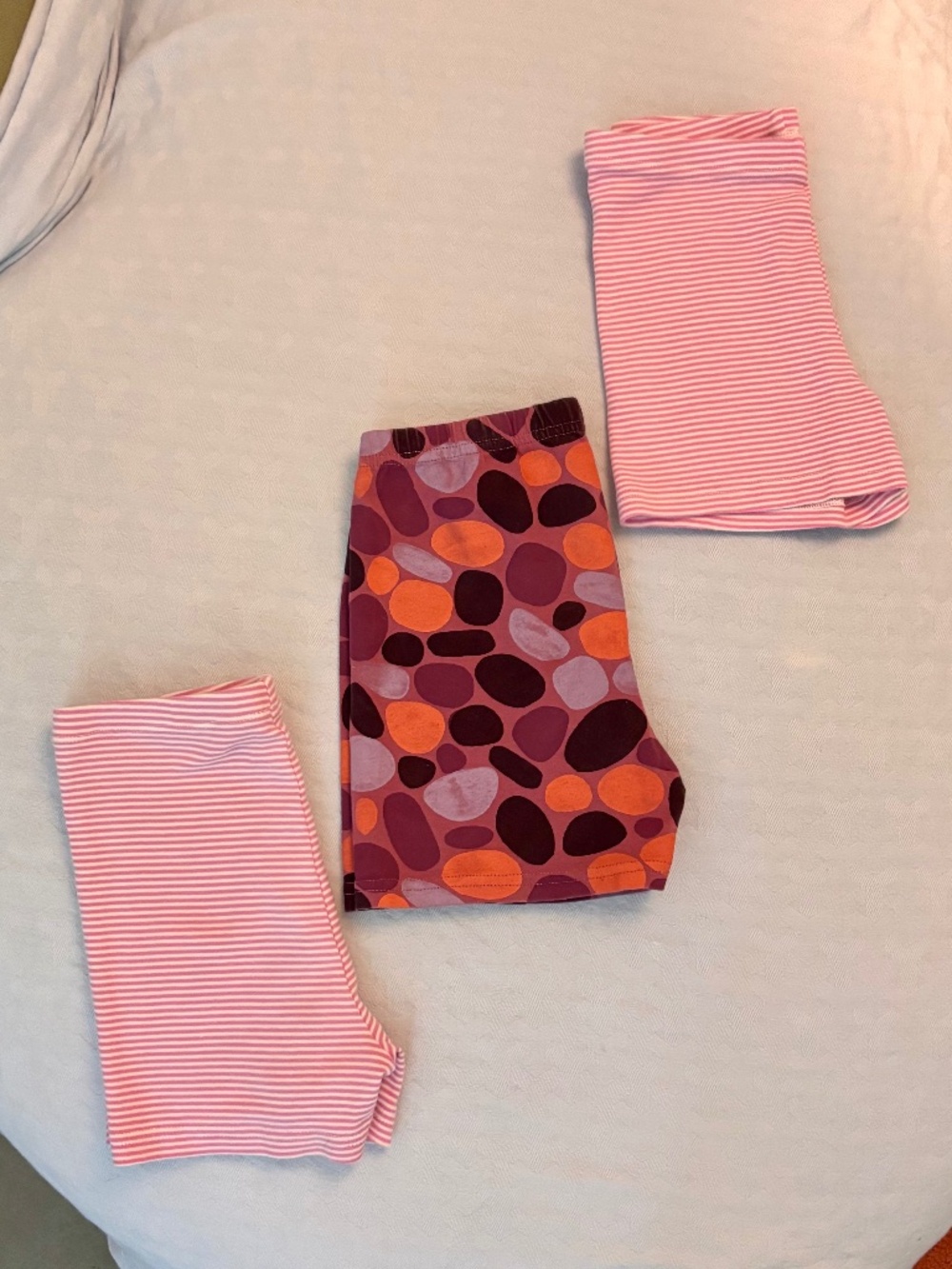 Lot of 3: Girls Tea Collection Somersault Shorts 10 + Pact Organic Shorts 10-12